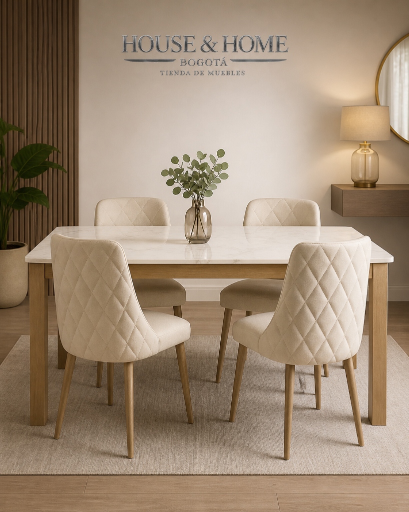 Comedor 4 Puestos Nordic-Light