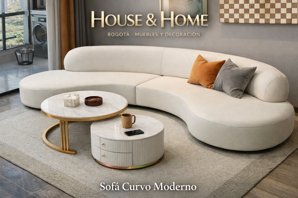 Sofá Curvo Moderno